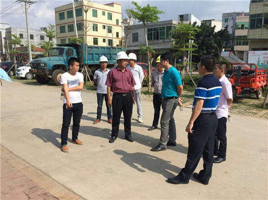 海口市住建局領導視察我公司秀英區PPP項目