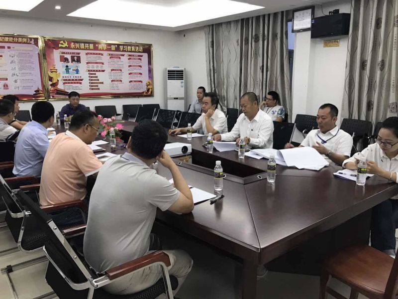 海口市秀英區楊樹坤副區長到我公司 永興鎮PPP項目調研